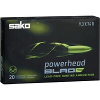 9,3x74 R Powerhead Blade 14,9g/230grs., Sako