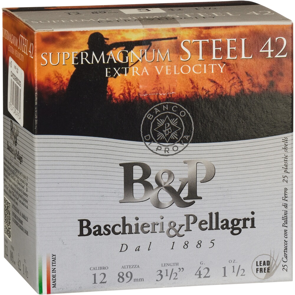 12/89 Supermagnum Steel 42 Extra Velocity 3,3mm 42g