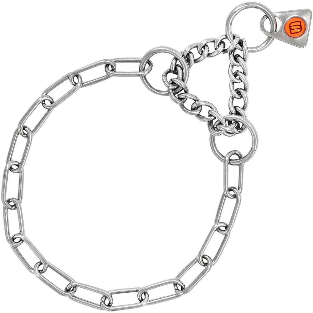 Halskette mit Zugbegrenzung – lange Glieder