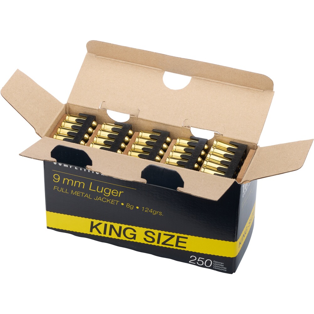 9 mm Luger FMJ 8,0g/124grs., TOPSHOT Competition