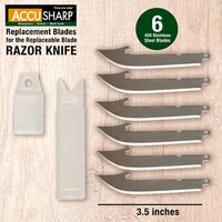 Ersatzklingen RAZOR – 6 Stück, Accusharp