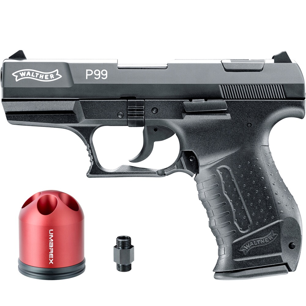 Schreckschuss Pistole P99 & Pyro Launcher – Set