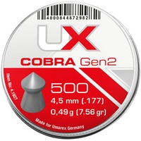 4,5mm Diabolo COBRA Gen2 0,49g – 2.500 Stück, UX
