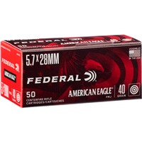 5,7x28 mm American Eagle Vollmantel 2,6g/40grs., Federal Ammunition