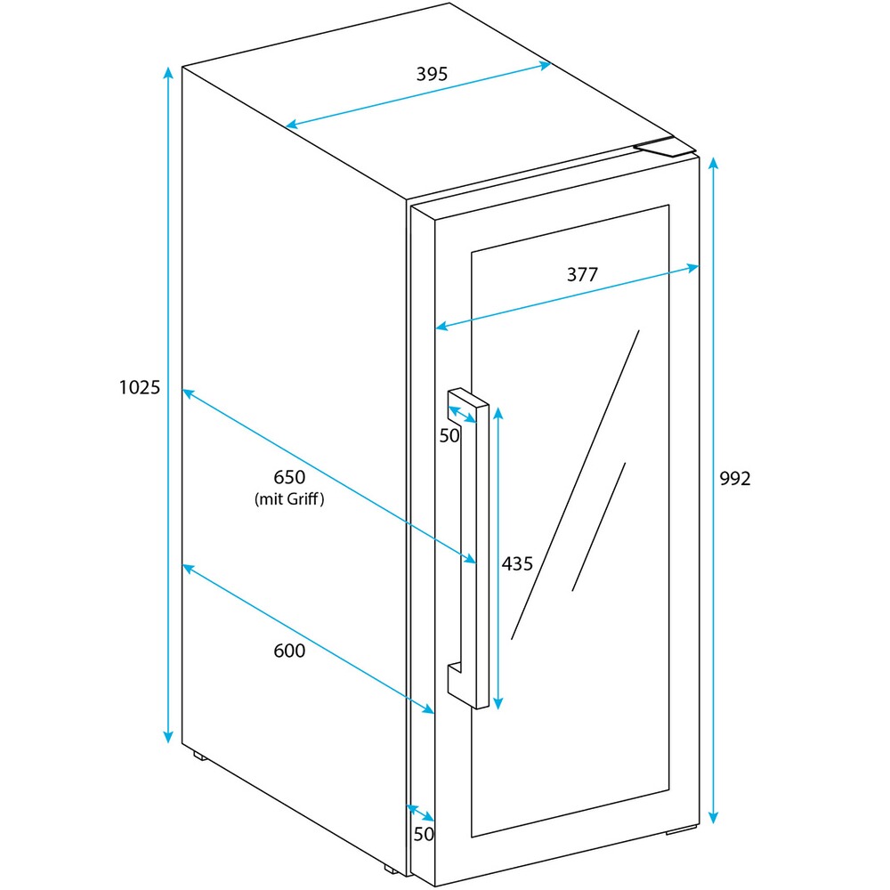 Getränkekühlschrank Design 125R, CASO