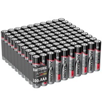 Batterien Alkaline Micro AAA 100 Stück, Ansmann