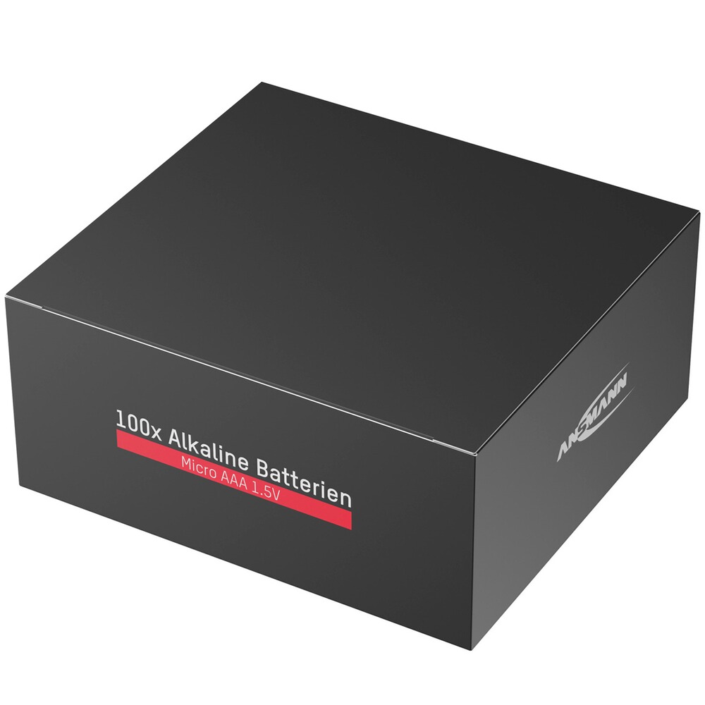 Batterien Alkaline Micro AAA 100 Stück, Ansmann