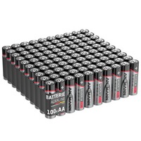 Batterien Alkaline Mignon AA – 100 Stück, Ansmann