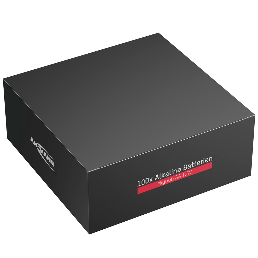 Batterien Alkaline Mignon AA – 100 Stück, Ansmann