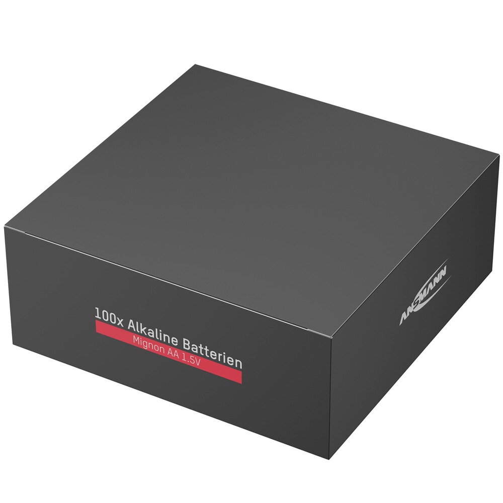 Batterien Alkaline Mignon AA – 100 Stück, Ansmann
