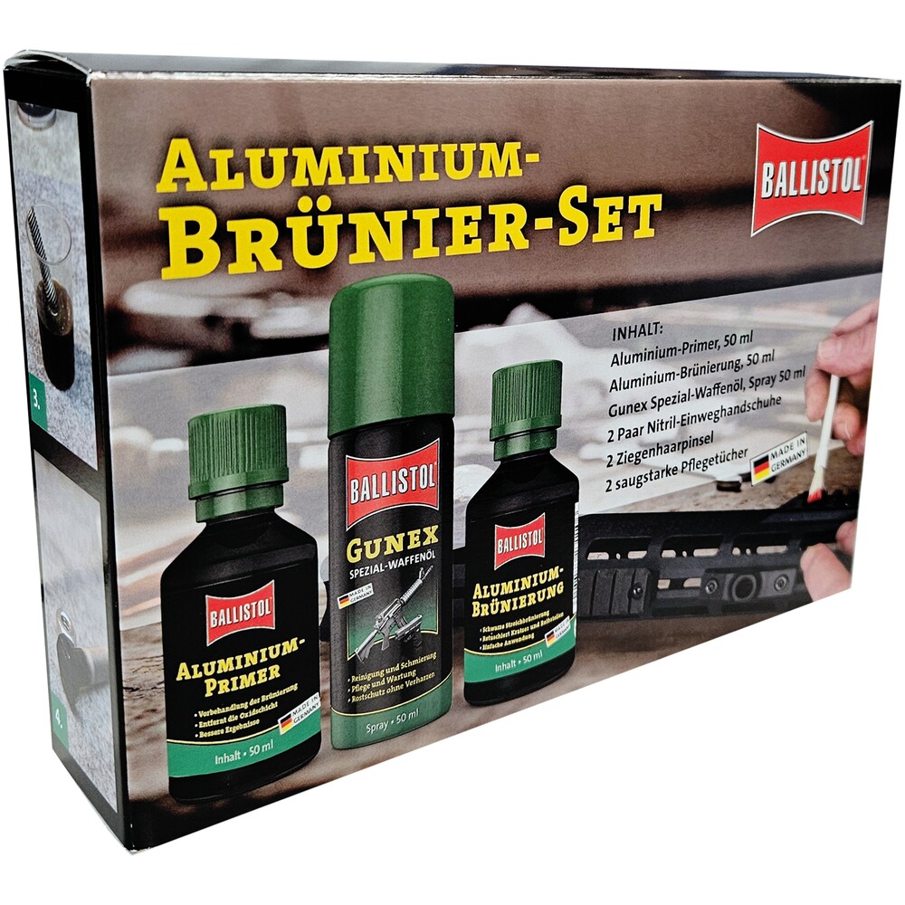 Aluminium-Brünier-Set – 6-teilig, BALLISTOL
