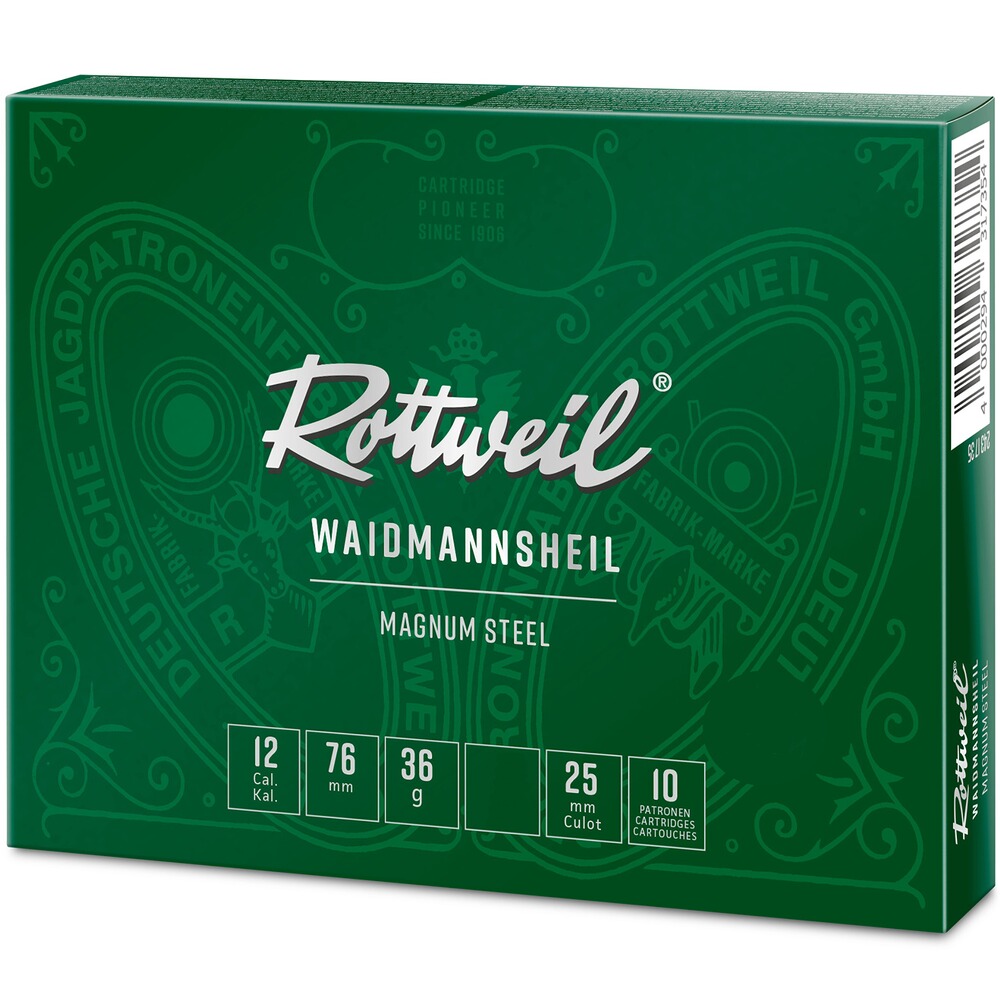 12/76 Waidmannsheil Steel Magnum 3,25mm 36g, Rottweil