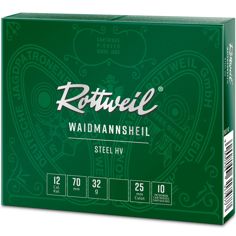 12/70 Waidmannsheil Steel HV 3,25mm 32g, Rottweil