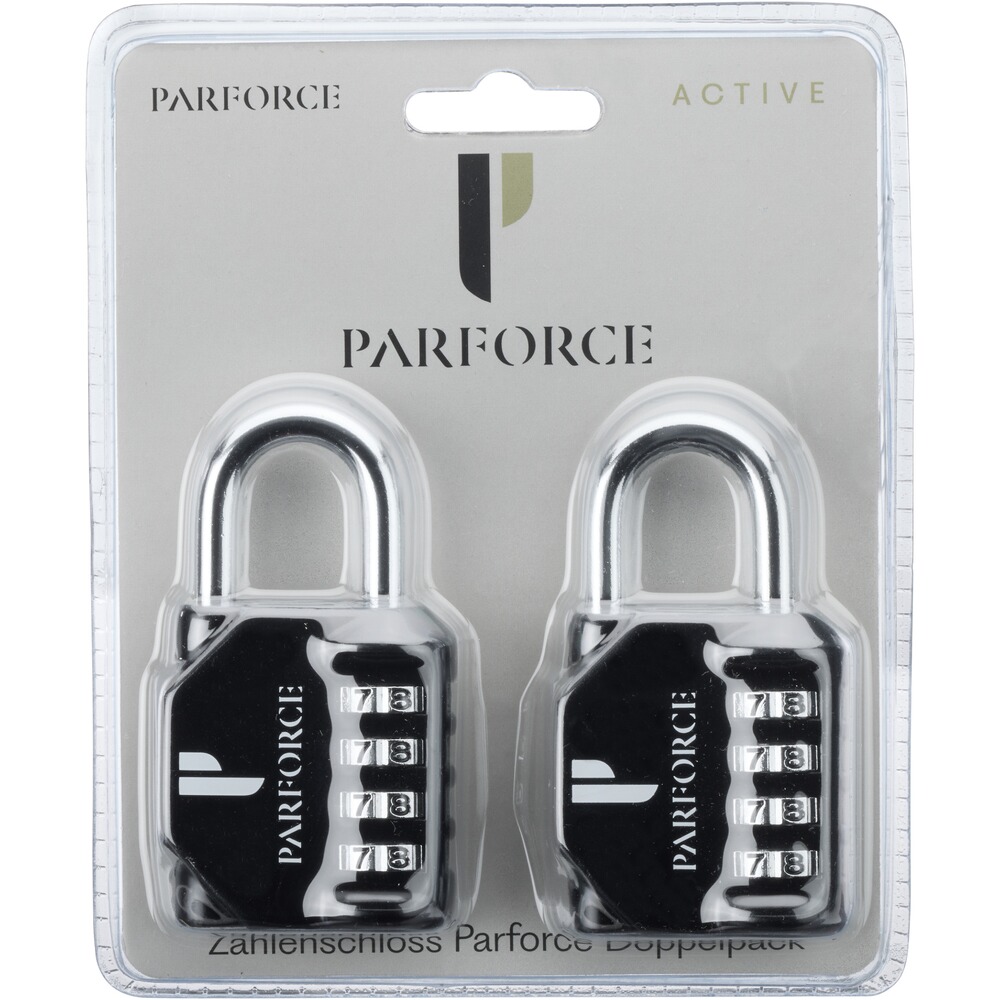 Zahlenschloss - Doppelpack, Parforce