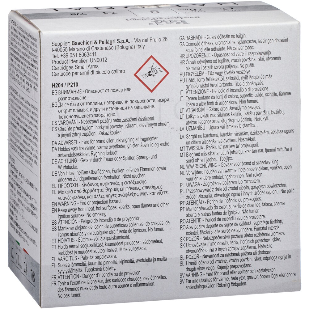 12/70 National Skeet 2,25mm 24g, Baschieri & Pellagri