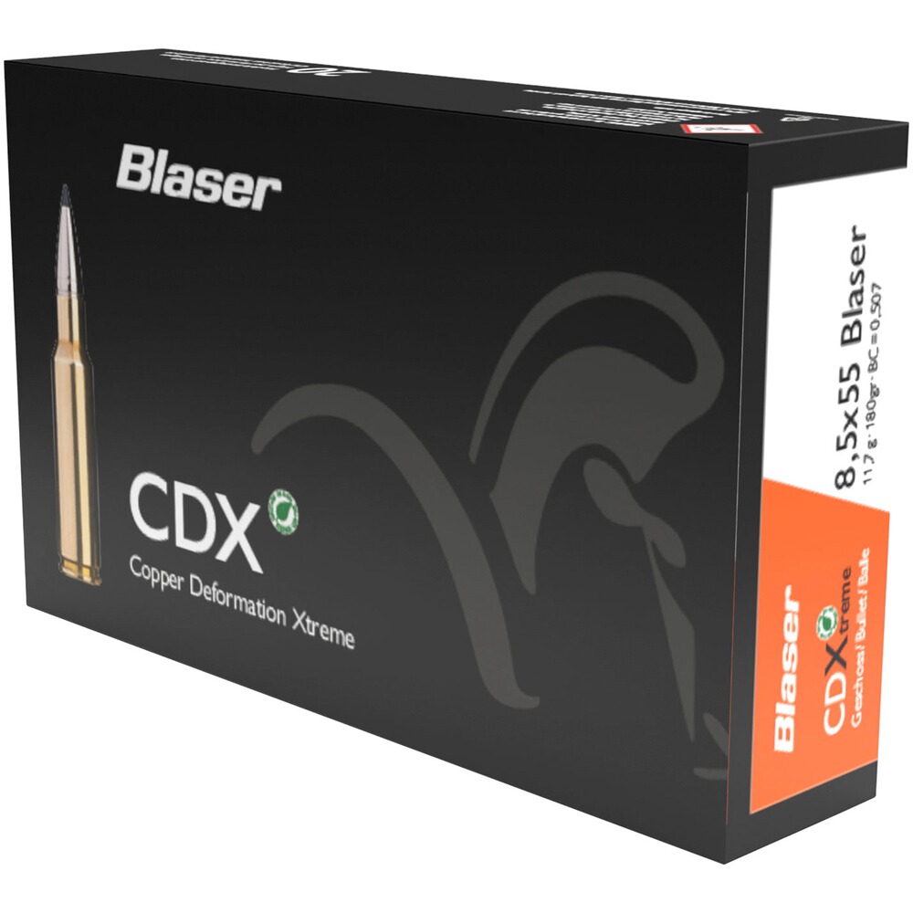 8,5x55 Blaser CDX 11,7g/180grs., Blaser