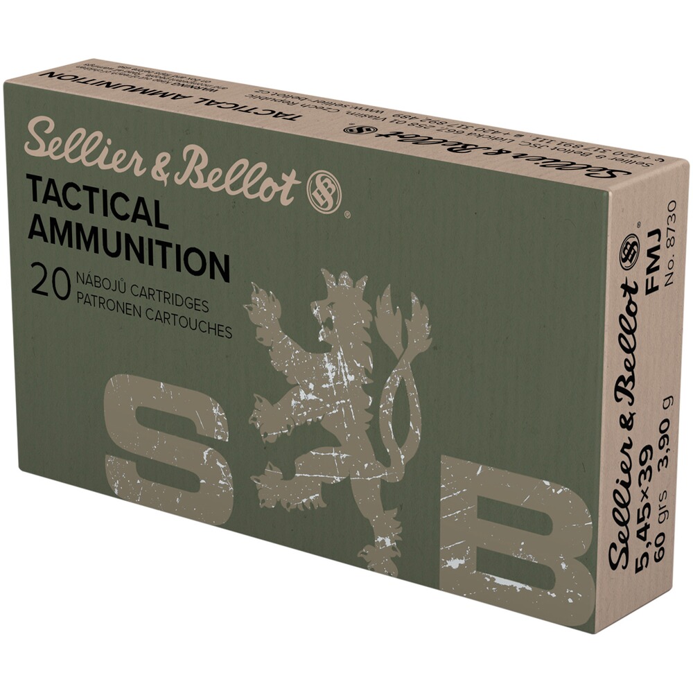 5,45x39 Vollmantel 3,9g./60grs.