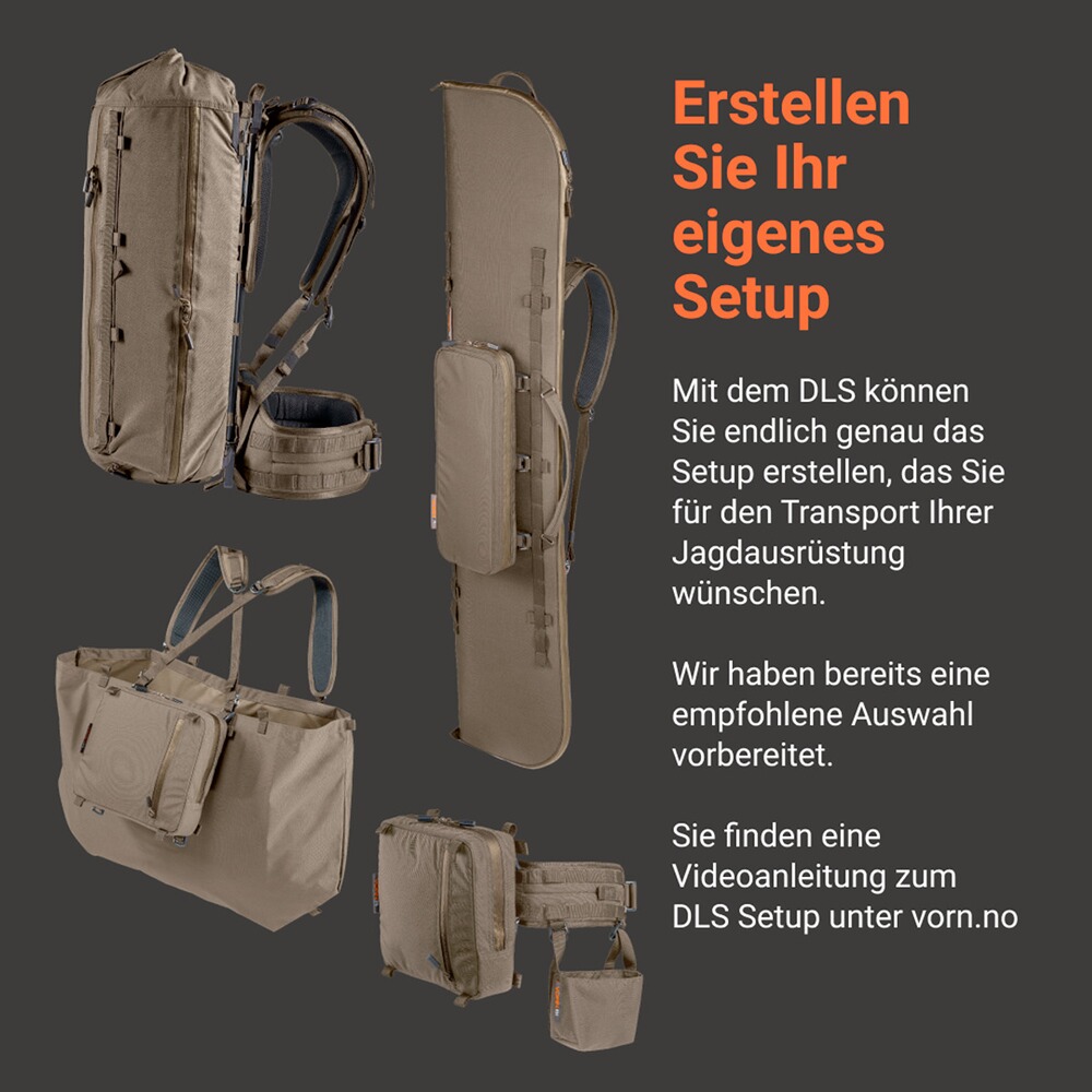 Rucksack B50, Vorn