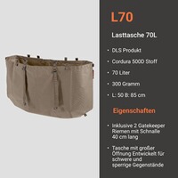 Lasttasche L70, Vorn
