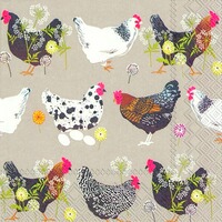 Servietten "Spatter Hens Linen", IHR Ideal Home Range GmbH