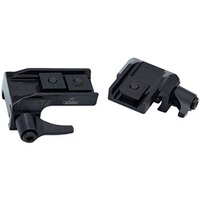 Aufkippmontage Quick Release für Picatinny-Profil, ZF-Schiene, 2-teilig, Rusan