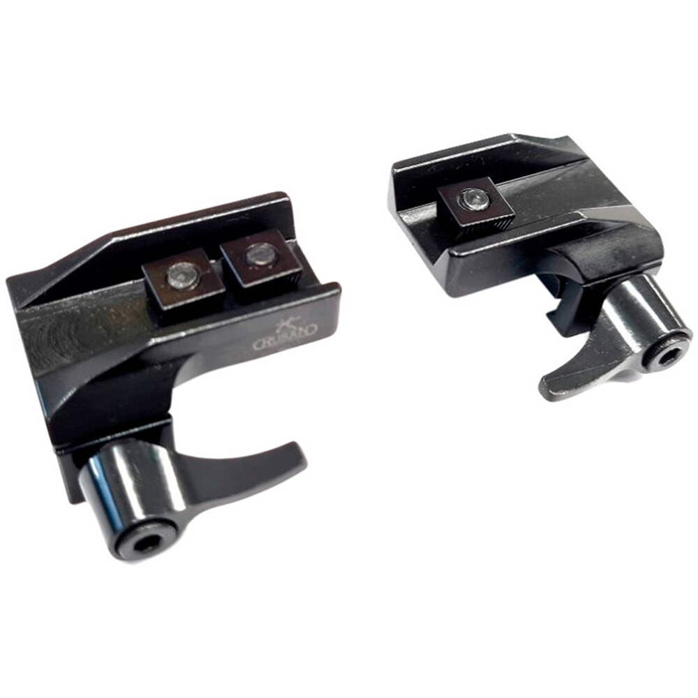 Aufkippmontage Quick Release für Picatinny-Profil, ZF-Schiene, 2-teilig