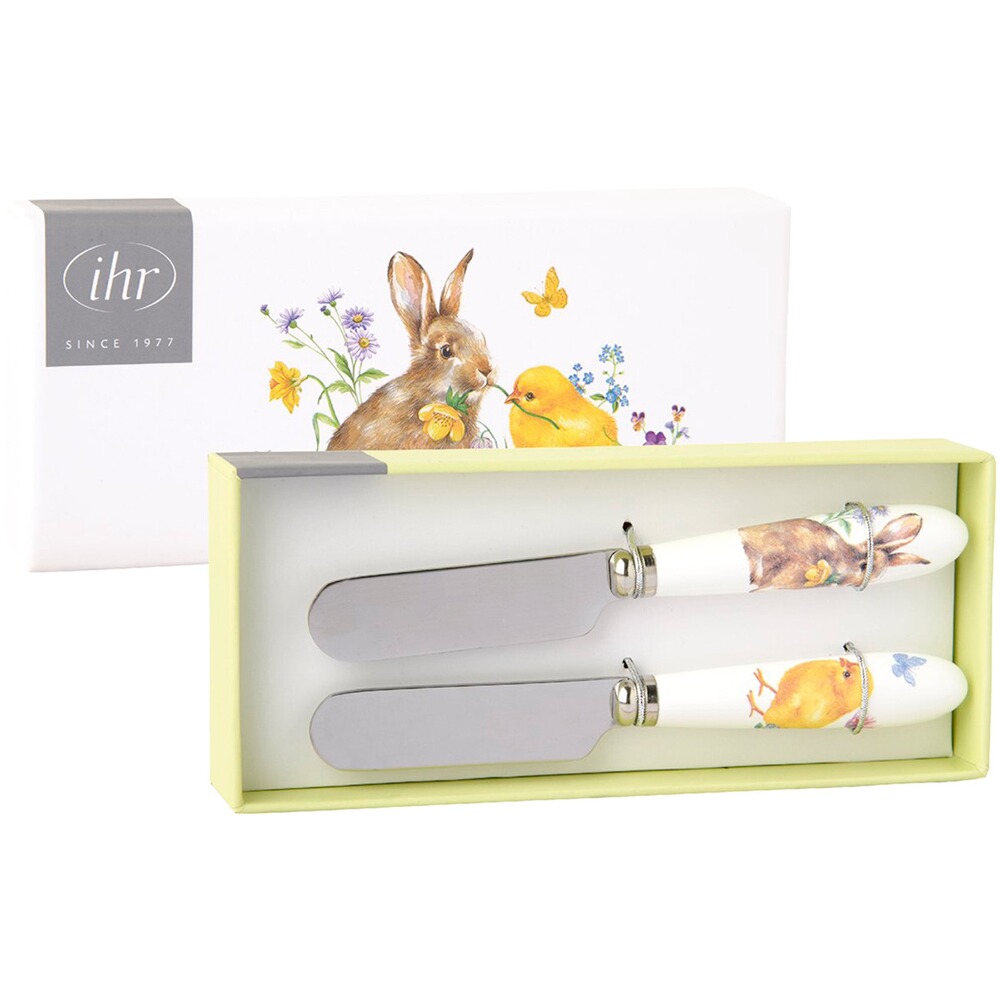 Buttermesser mit Tiermotiv – 2 Stück