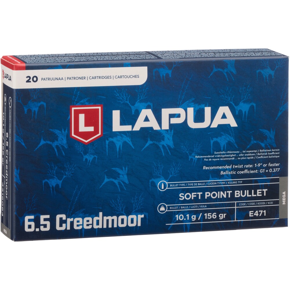 6,5 Creedmoor Mega Teilmantel SP 10,1g/156grs.