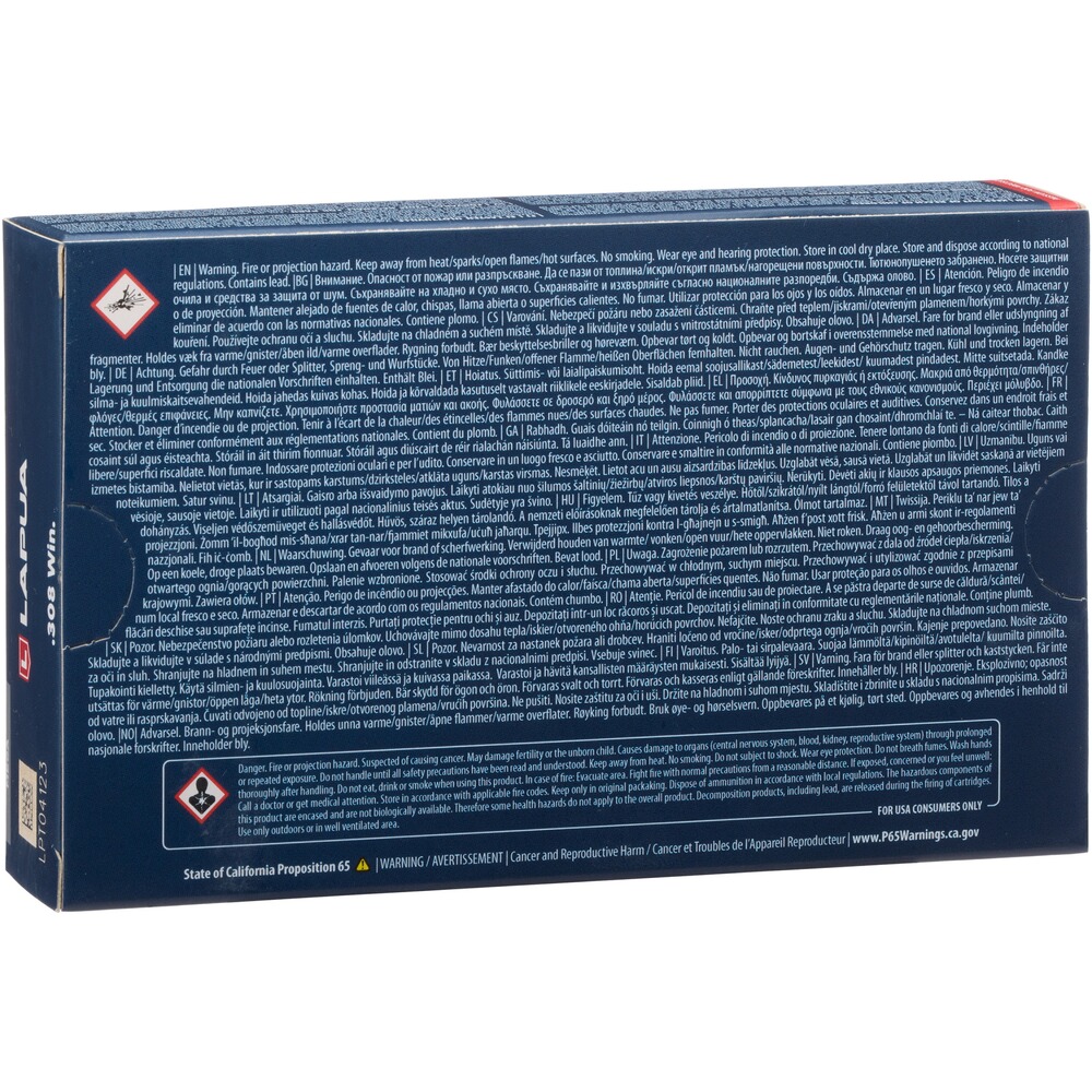 .308 Win. Mega Teilmantel SP 9,7g/150grs., Lapua