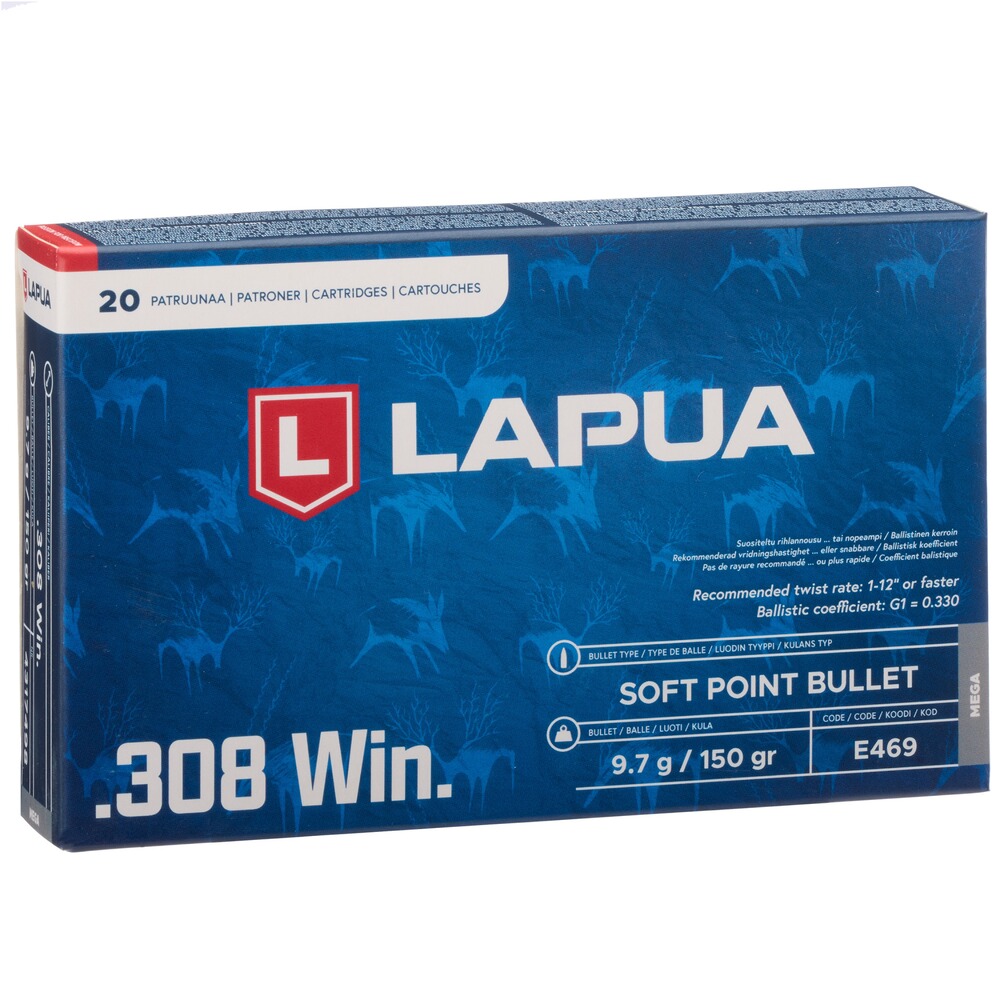 .308 Win. Mega Teilmantel SP 9,7g/150grs.