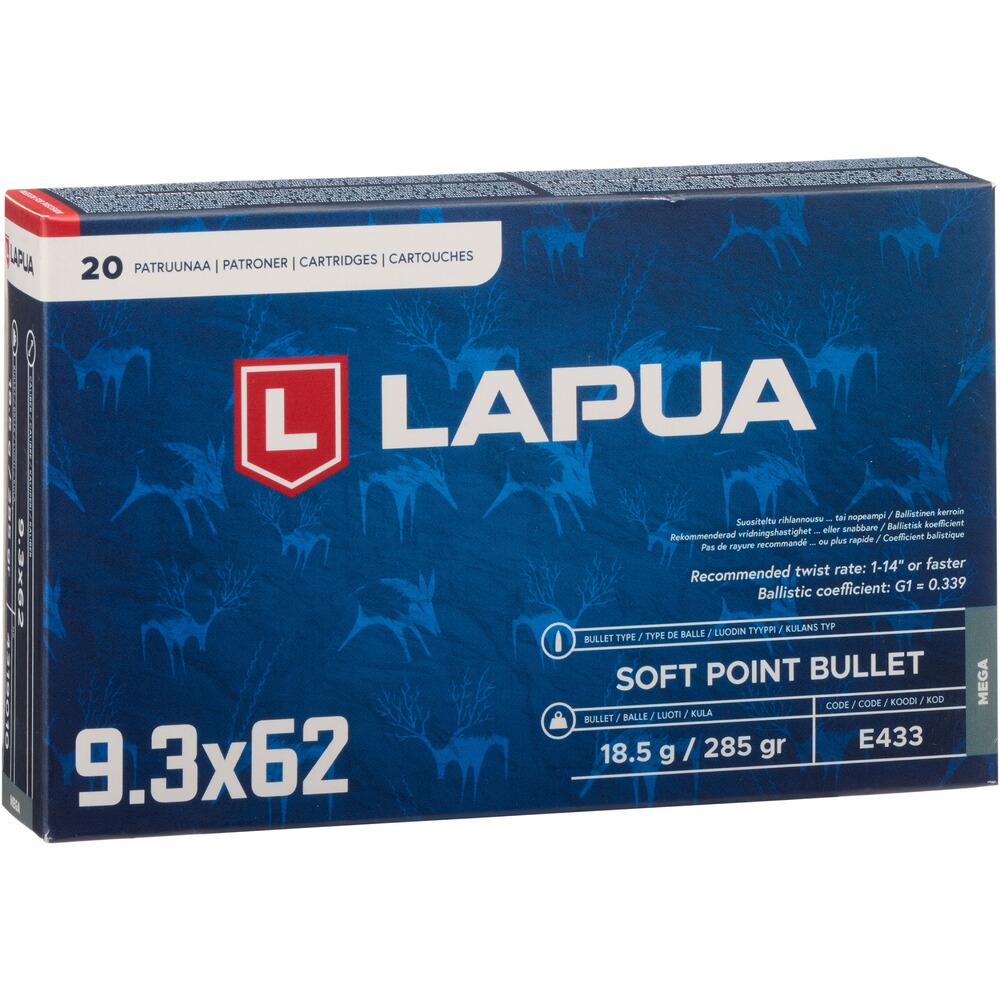 9,3x62 Mega Teilmantel SP 18,5g/285grs.