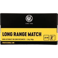 .22 lfb. Long Range Match 2,6g/40grs., RWS