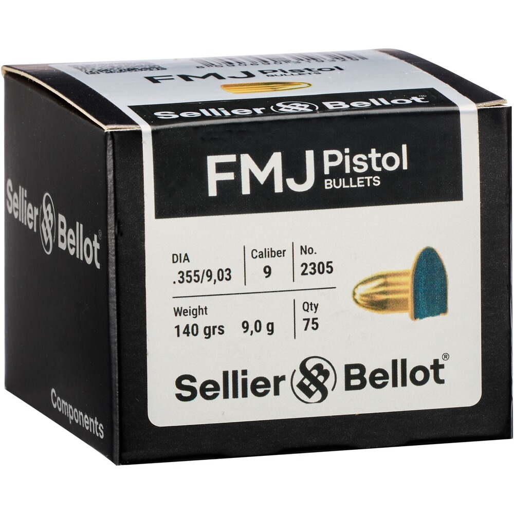 Geschosse .355 Vlm Rundkopf 9,0g/140grs.