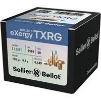 Geschosse .284 TXRG Blue 9,7g/150grs., Sellier & Bellot