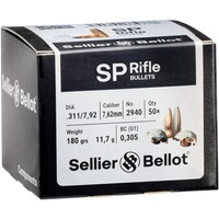 Geschosse .311 Tlm Rd  11,7g/180grs., Sellier & Bellot