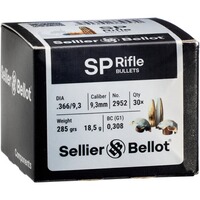 Geschosse .366 Tlm Rd 18,5g/285grs, Sellier & Bellot