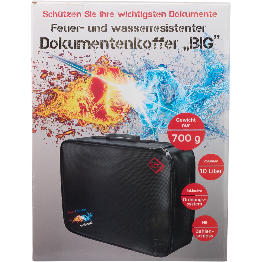 Feuerfester Dokumenten-Organizer BIG, KH-Security