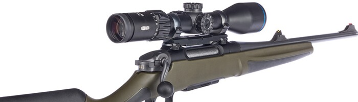 Komplettangebot Repetierbüchse NXT Composite mit MeoHunterR5 3-15x50 SFP, Haenel