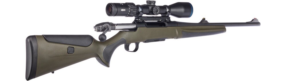 Komplettangebot Repetierbüchse NXT Composite mit MeoHunterR5 3-15x50 SFP, Haenel