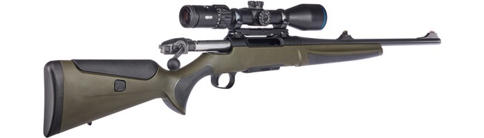 Komplettangebot Repetierbüchse NXT Composite mit MeoHunterR5 3-15x50 SFP, Haenel