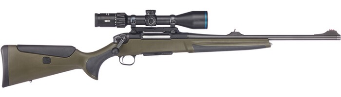 Komplettangebot Repetierbüchse NXT Composite mit MeoHunterR5 3-15x50 SFP, Haenel