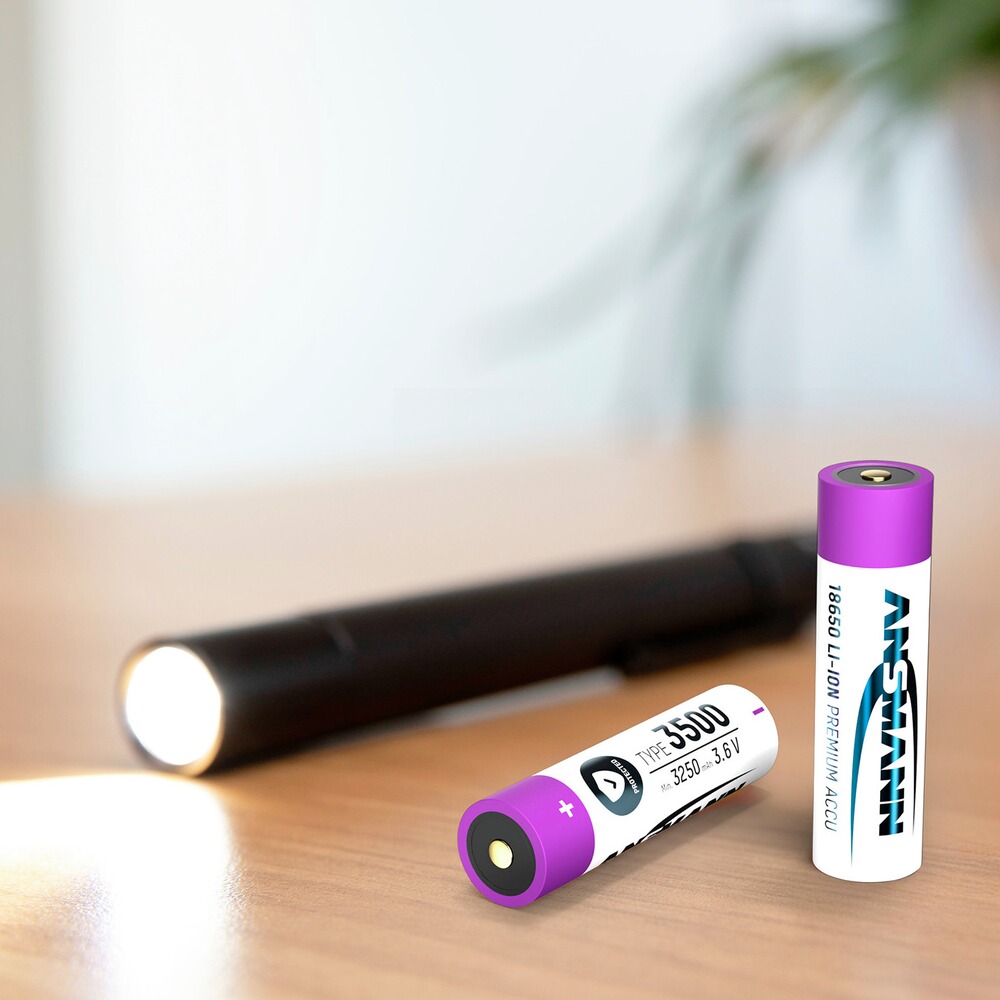 Ladegerät Lithium 2 & 2x Type 3500 Akkus, Ansmann