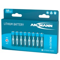 Batterie AA Lithium 8 Stück, Ansmann