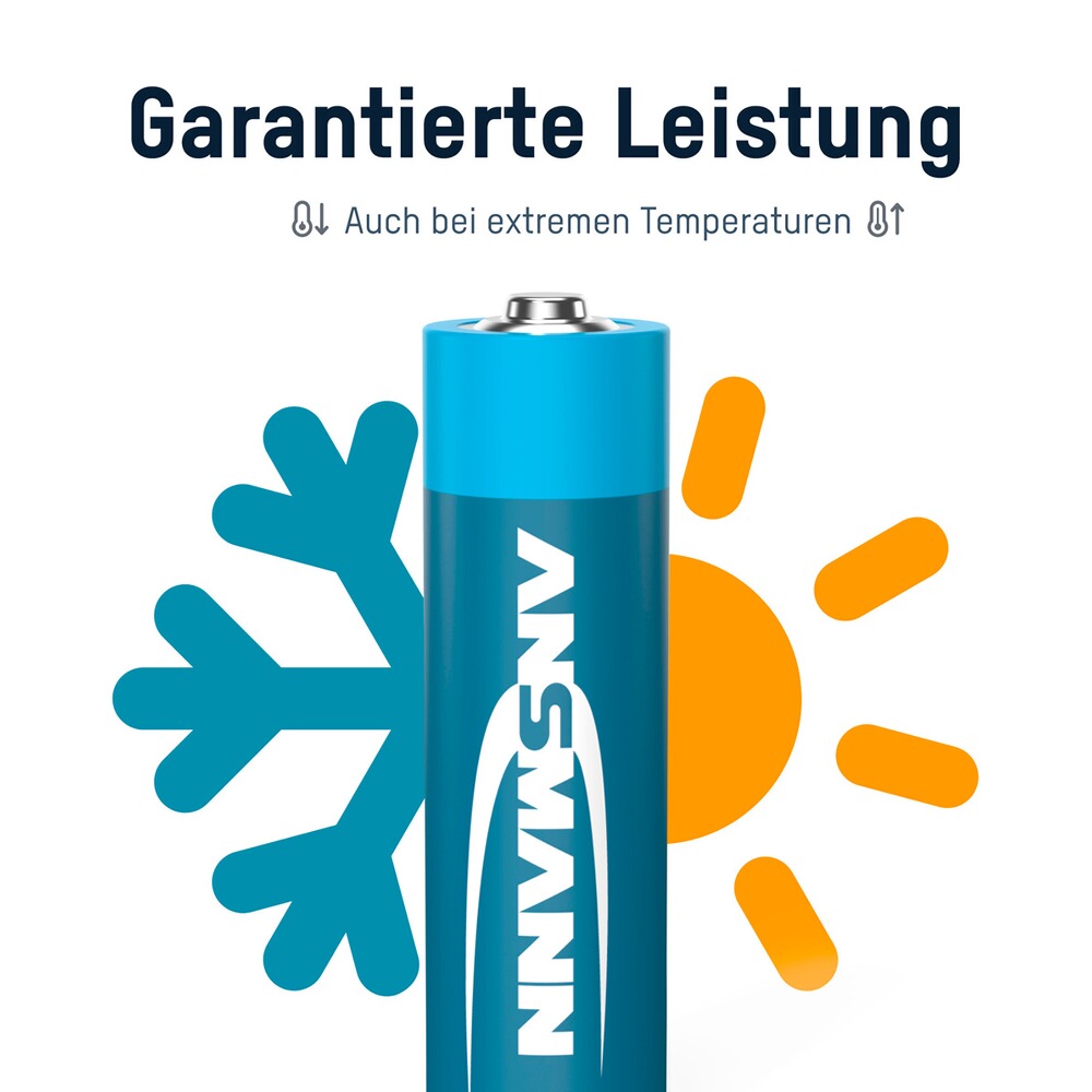 Batterie AA Lithium 8 Stück, Ansmann