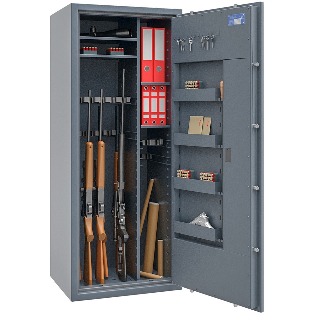 Stahlschrank St. Gallen WF MAX Kombi Klasse 1 – für bis 17 Langwaffen, ISS