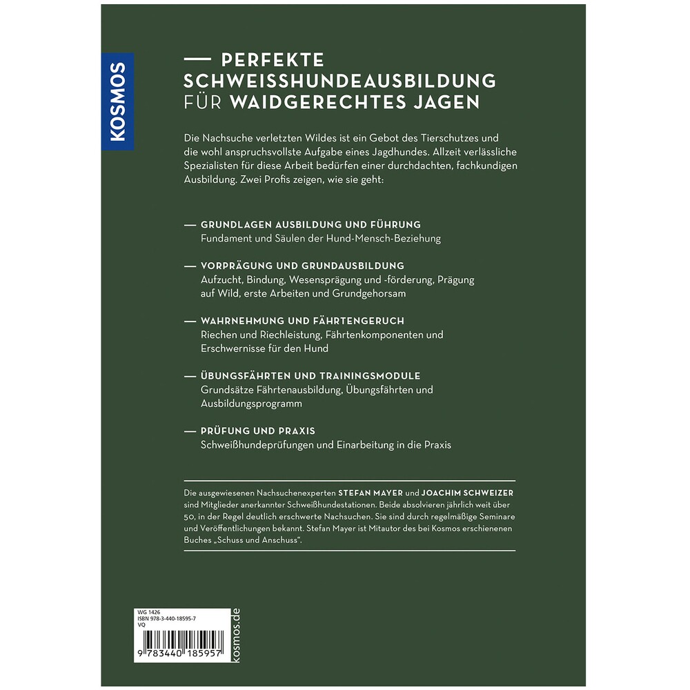 Buch: Ausbildung und Fährte, Kosmos