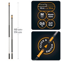 Teleskopstiel OneClick, Fiskars