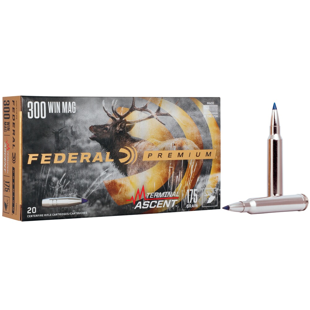 .300 Win. Mag. Terminal Ascent 11,3g/175grs, Federal Ammunition
