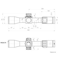 Zielfernrohr K328i Refined 3,5-28x50, Kahles
