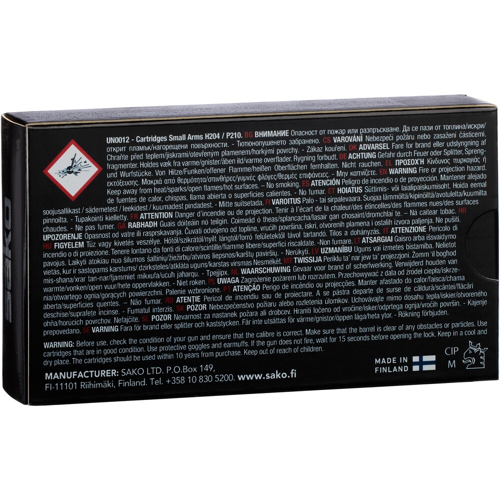 .222 Rem. Gamehead Varmint SP 2,6g/40grs., Sako